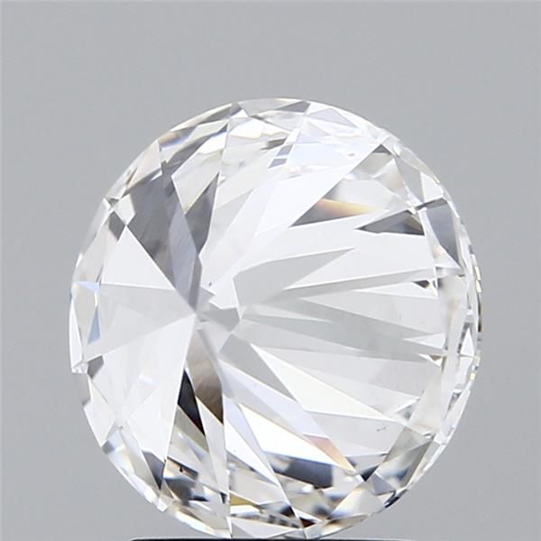 2.83 Carat Round Lab Diamond with  Cut Diamond in 14KT  view 1
