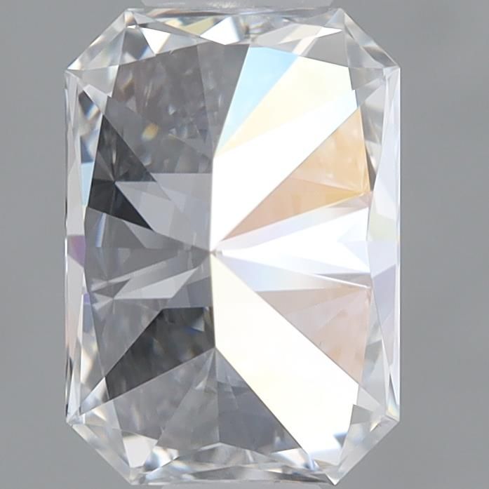 1.0 Carat Radiant Lab Diamond with  Cut Diamond in 14KT  view 1
