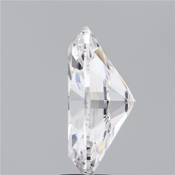 7.07 Carat Oval Lab Diamond with  Cut Diamond in 14KT  view 1
