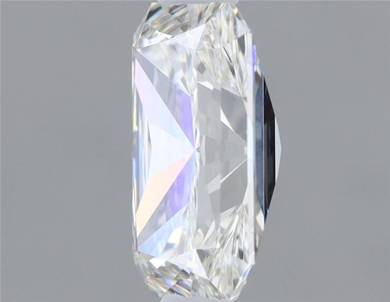 1.0 Carat Radiant Lab Diamond with  Cut Diamond in 14KT  view 1
