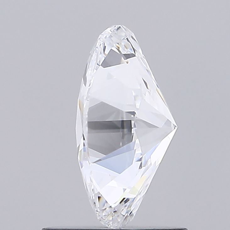 1.08 Carat Oval Lab Diamond with  Cut Diamond in 14KT  view 1

