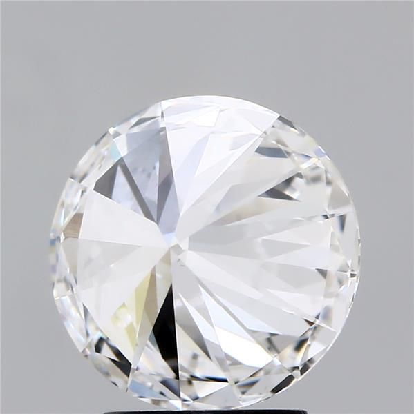 2.93 Carat Round Lab Diamond with  Cut Diamond in 14KT  view 1
