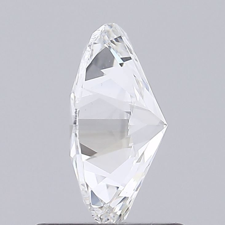 1.04 Carat Oval Lab Diamond with  Cut Diamond in 14KT  view 1
