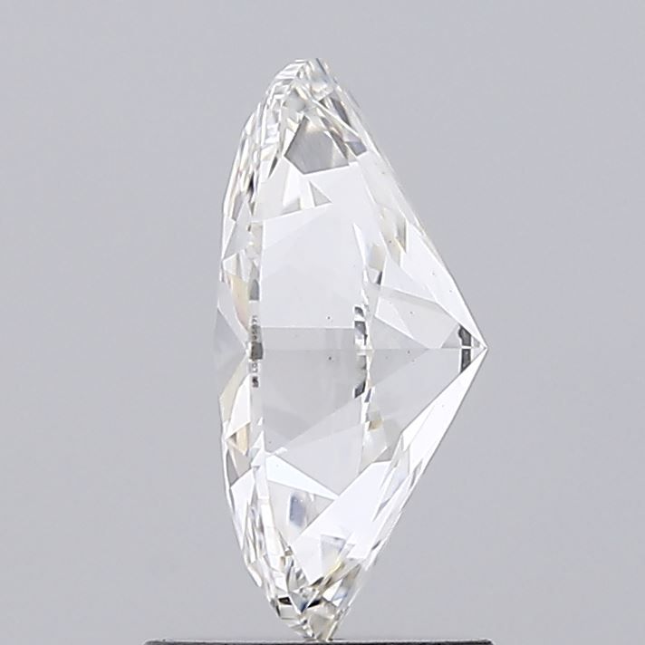 1.67 Carat Oval Lab Diamond with  Cut Diamond in 14KT  view 1

