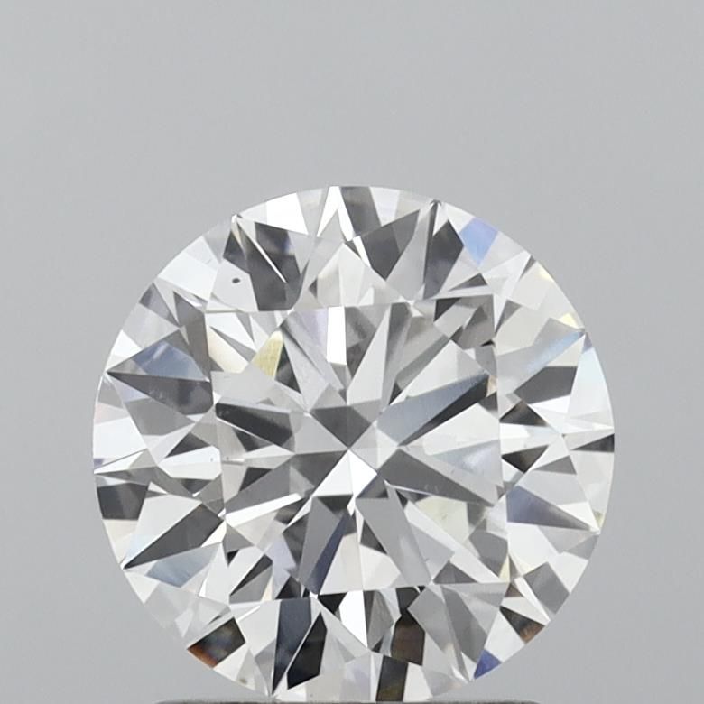 1.68 Carat Round Lab Diamond with  Cut Diamond in 14KT  view 1
