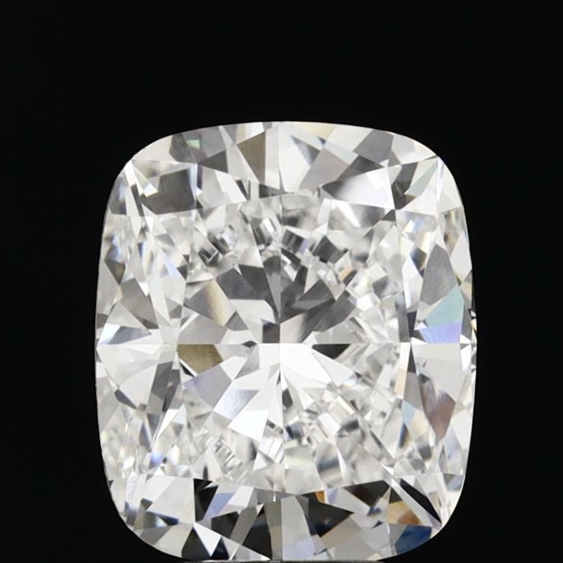 5.04 Carat Cushion Lab Diamond with  Cut Diamond in 14KT  view 1
