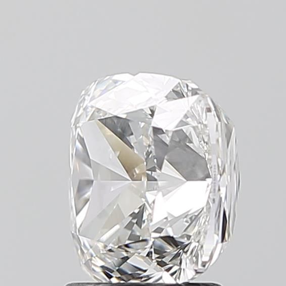 2.61 Carat Cushion Lab Diamond with  Cut Diamond in 14KT  view 1
