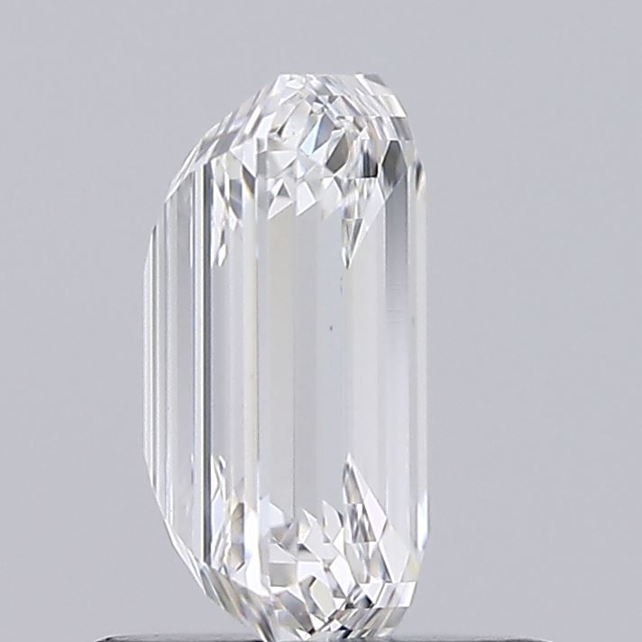 1.06 Carat Emerald Lab Diamond with  Cut Diamond in 14KT  view 1
