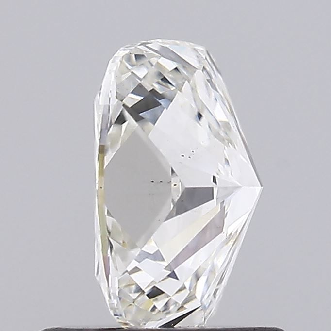 1.05 Carat Cushion Lab Diamond with  Cut Diamond in 14KT  view 1
