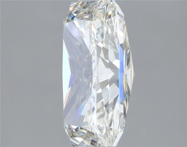 2.12 Carat Radiant Lab Diamond with  Cut Diamond in 14KT  view 1
