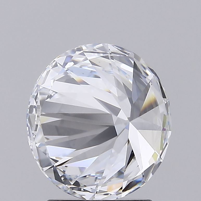 2.31 Carat Round Lab Diamond with  Cut Diamond in 14KT  view 1
