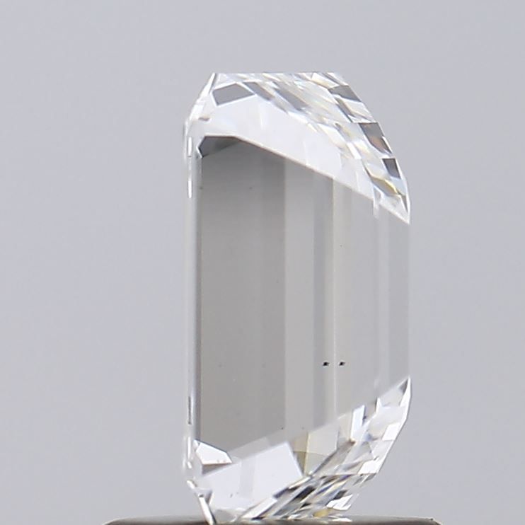 1.2 Carat Emerald Lab Diamond with  Cut Diamond in 14KT  view 1
