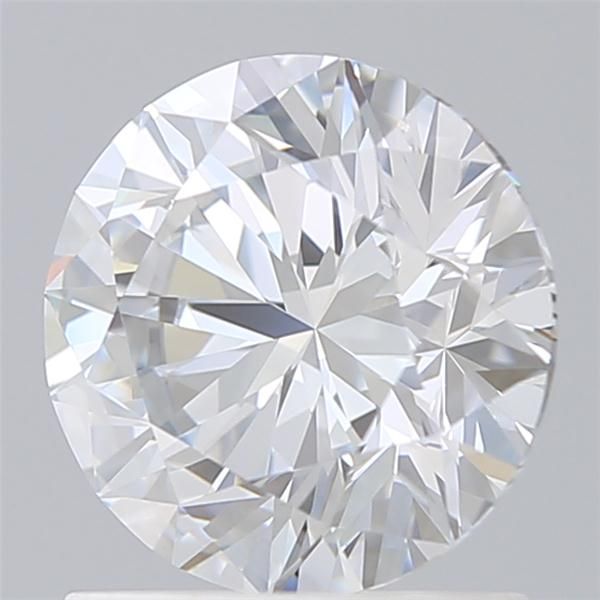 1.36 Carat Round Lab Diamond with  Cut Diamond in 14KT  view 1

