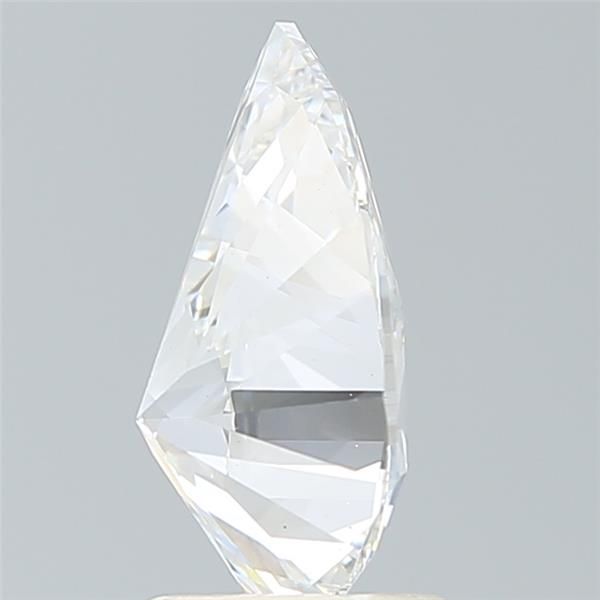 2.27 Carat Pear Lab Diamond with  Cut Diamond in 14KT  view 1
