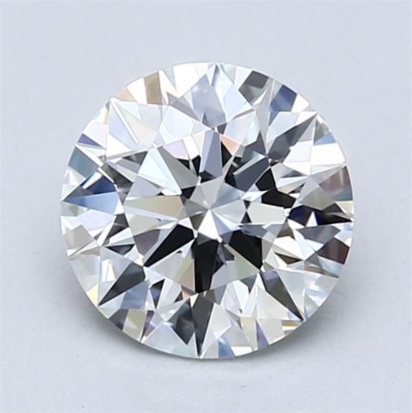 1.5 Carat Round Lab Diamond with  Cut Diamond in 14KT  view 1
