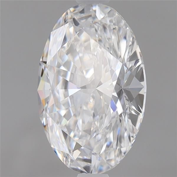 1.08 Carat Oval Lab Diamond with  Cut Diamond in 14KT  view 1
