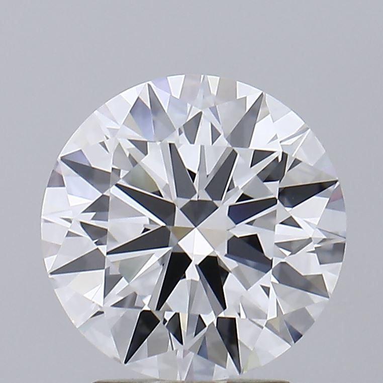 2.59 Carat Round Lab Diamond with  Cut Diamond in 14KT  view 1
