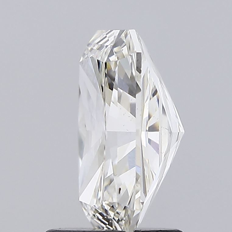 2.02 Carat Radiant Lab Diamond with  Cut Diamond in 14KT  view 1
