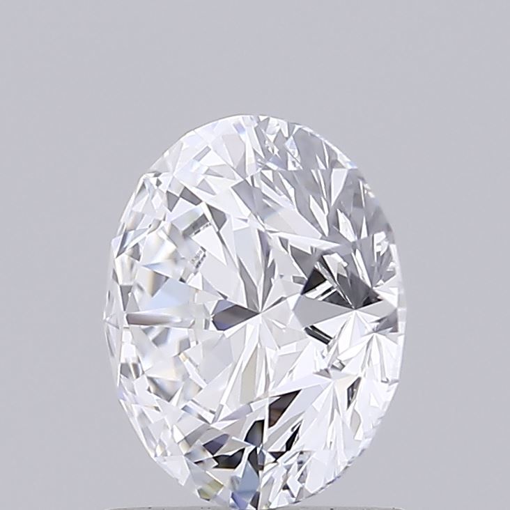 1.59 Carat Round Lab Diamond with  Cut Diamond in 14KT  view 1
