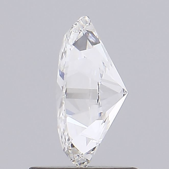 1.01 Carat Oval Lab Diamond with  Cut Diamond in 14KT  view 1
