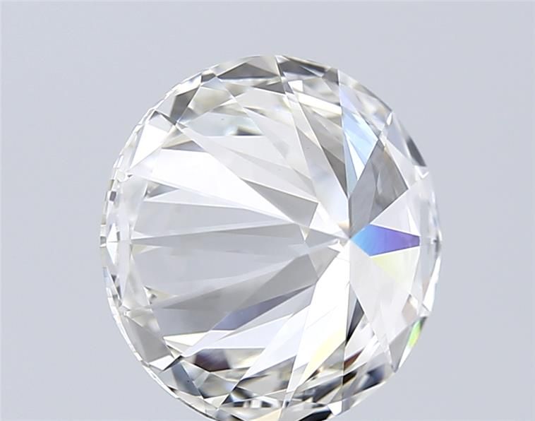 3.21 Carat Round Lab Diamond with  Cut Diamond in 14KT  view 1
