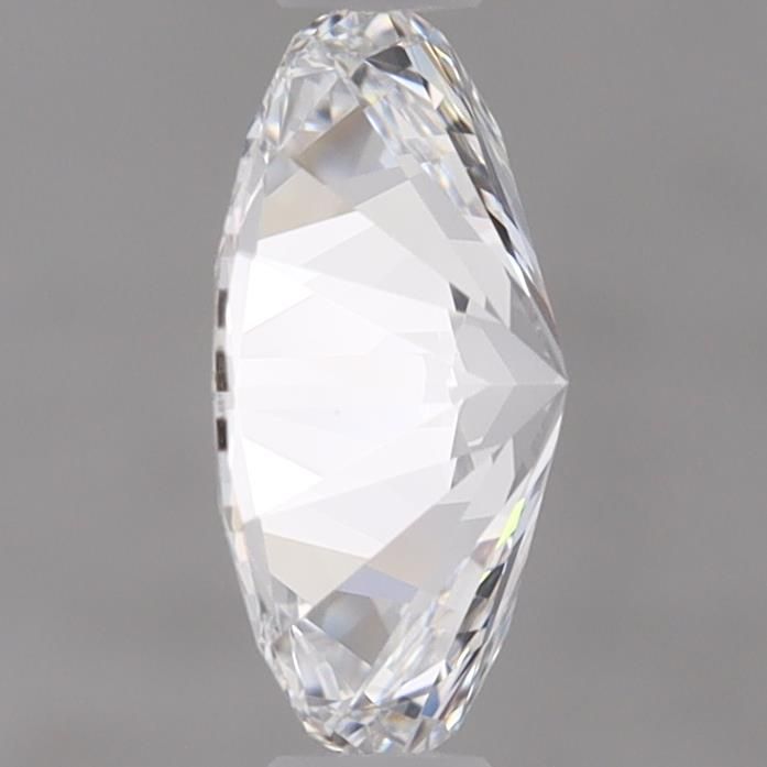 1.01 Carat Oval Lab Diamond with  Cut Diamond in 14KT  view 1
