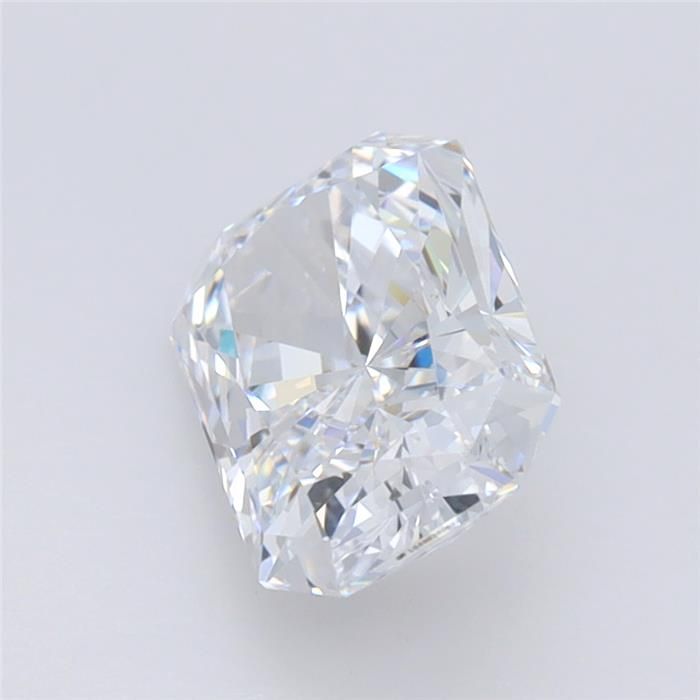 1.52 Carat Radiant Lab Diamond with  Cut Diamond in 14KT  view 1
