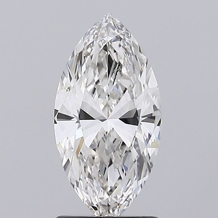 1.6 Carat Marquise Lab Diamond with  Cut Diamond in 14KT  view 1
