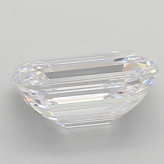 1.51 Carat Emerald Lab Diamond with  Cut Diamond in 14KT  view 1
