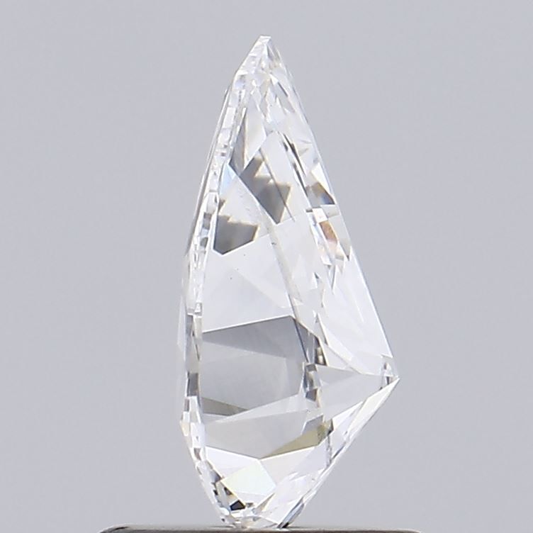 1.0 Carat Pear Lab Diamond with  Cut Diamond in 14KT  view 1
