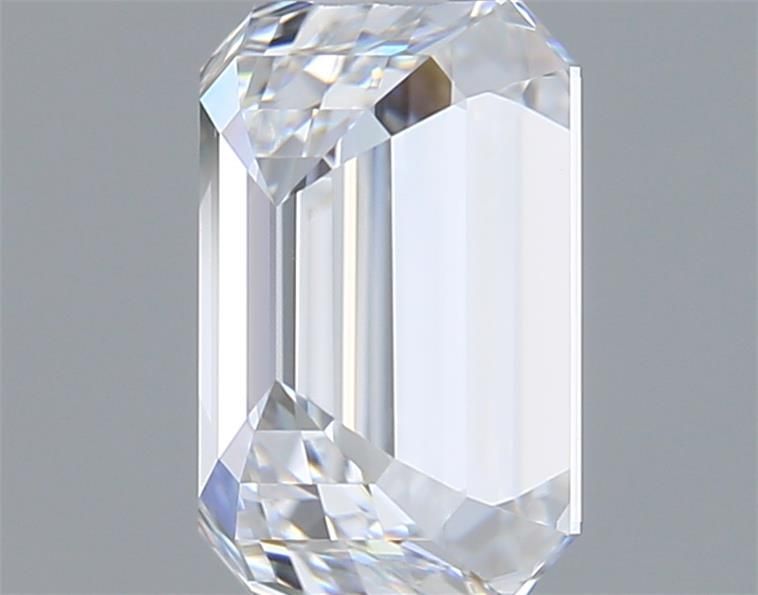 1.5 Carat Emerald Lab Diamond with  Cut Diamond in 14KT  view 1
