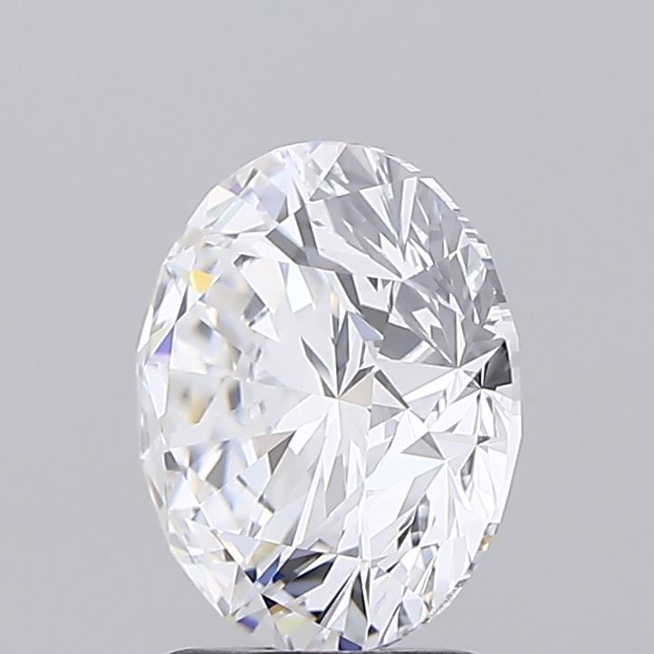 2.68 Carat Round Lab Diamond with  Cut Diamond in 14KT  view 1
