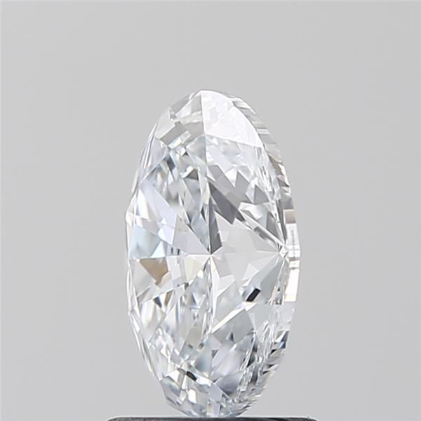 1.5 Carat Oval Lab Diamond with  Cut Diamond in 14KT  view 1
