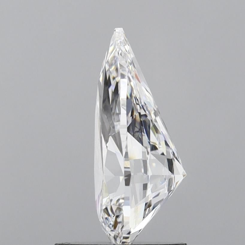 1.51 Carat Pear Lab Diamond with  Cut Diamond in 14KT  view 1
