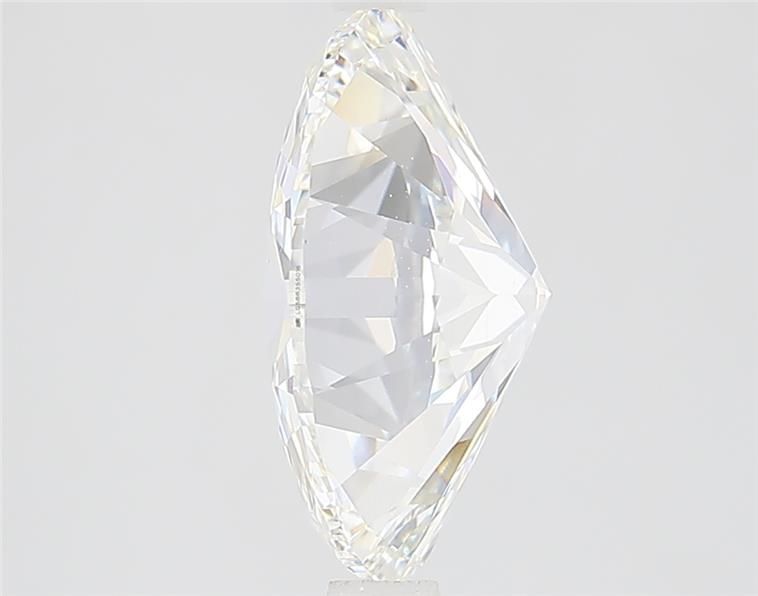 3.33 Carat Oval Lab Diamond with  Cut Diamond in 14KT  view 1
