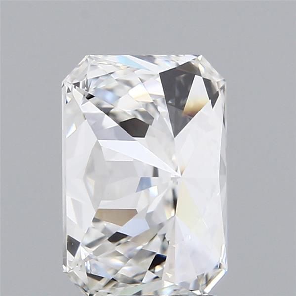 3.01 Carat Radiant Lab Diamond with  Cut Diamond in 14KT  view 1
