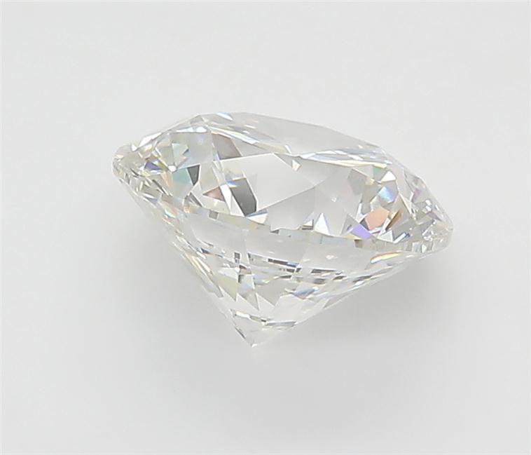 3.05 Carat Round Lab Diamond with  Cut Diamond in 14KT  view 1
