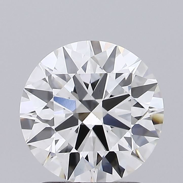 1.54 Carat Round Lab Diamond with  Cut Diamond in 14KT  view 1
