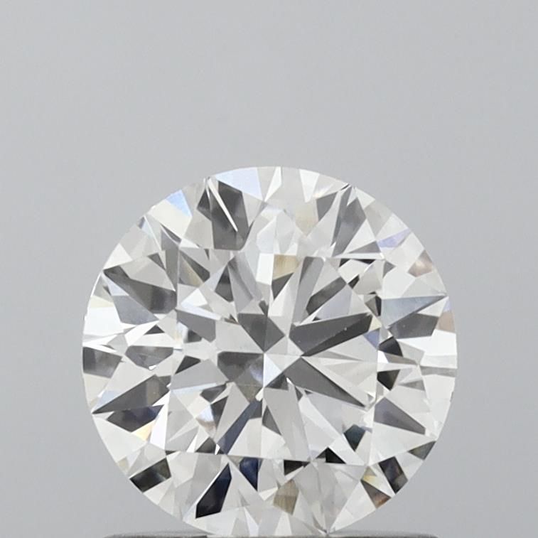 1.01 Carat Round Lab Diamond with  Cut Diamond in 14KT  view 1
