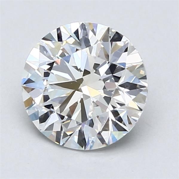 1.5 Carat Round Lab Diamond with  Cut Diamond in 14KT  view 1
