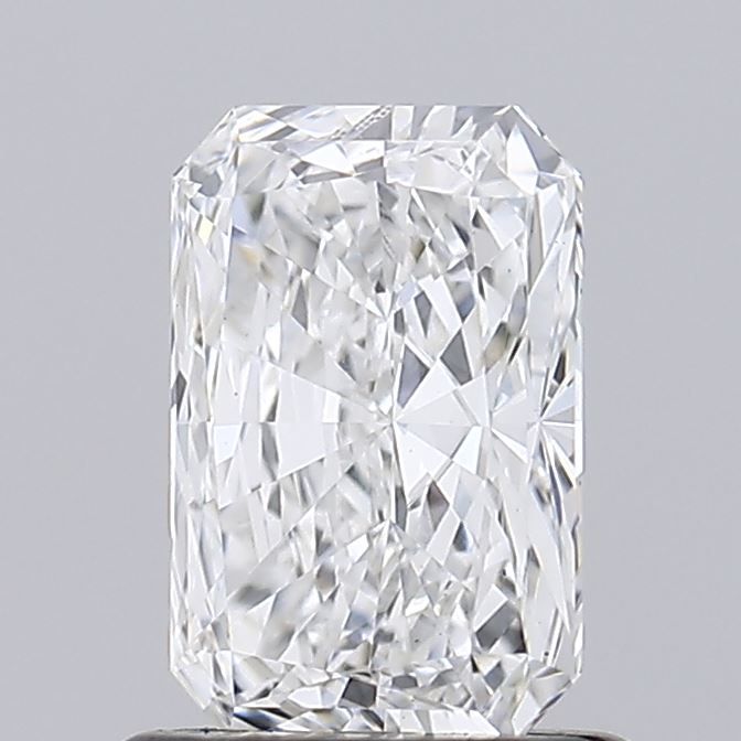 1.05 Carat Radiant Lab Diamond with  Cut Diamond in 14KT  view 1
