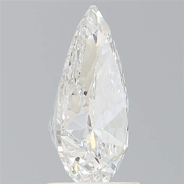 2.25 Carat Pear Lab Diamond with  Cut Diamond in 14KT  view 1
