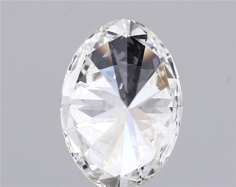 3.0 Carat Oval Lab Diamond with  Cut Diamond in 14KT  view 1
