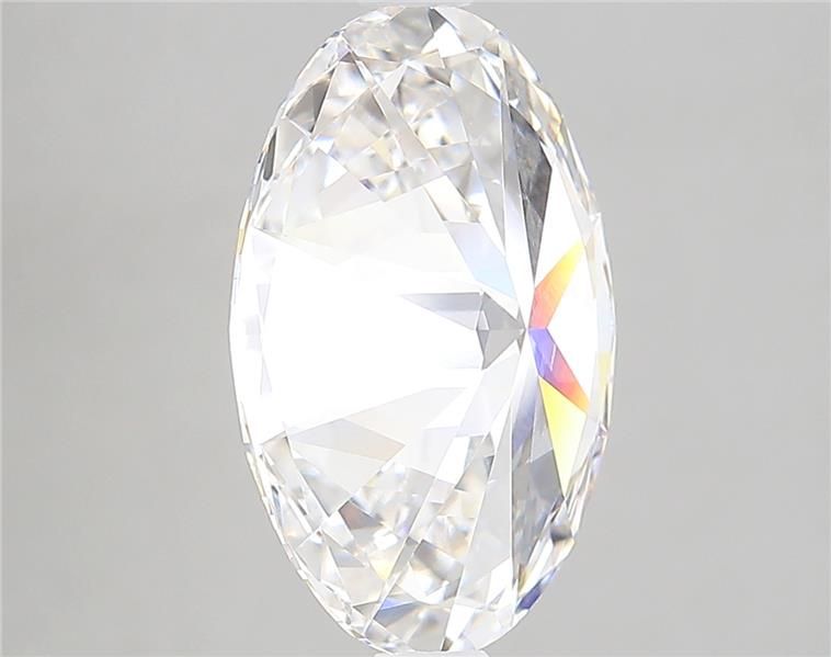 4.65 Carat Oval Lab Diamond with  Cut Diamond in 14KT  view 1
