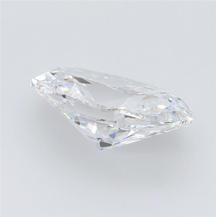 1.26 Carat Oval Lab Diamond with  Cut Diamond in 14KT  view 1
