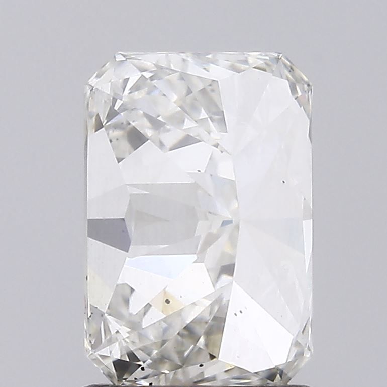 1.47 Carat Radiant Lab Diamond with  Cut Diamond in 14KT  view 1
