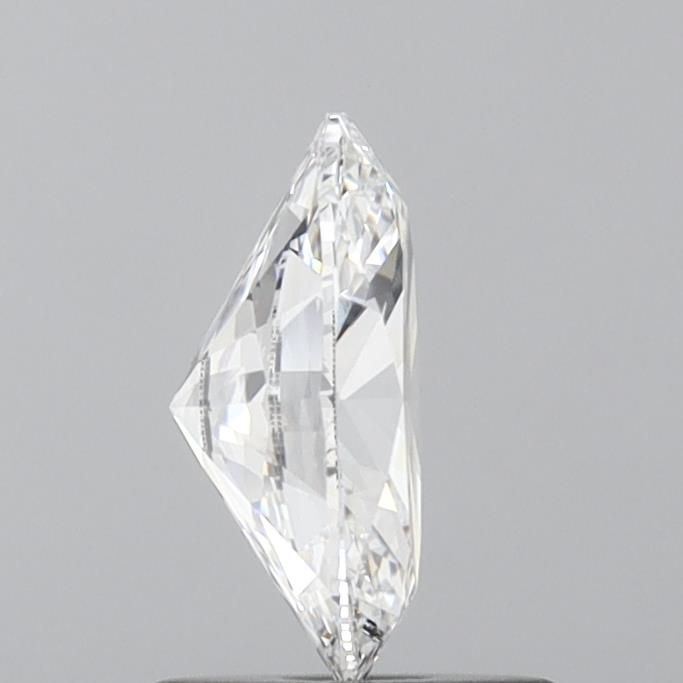1.02 Carat Oval Lab Diamond with  Cut Diamond in 14KT  view 1
