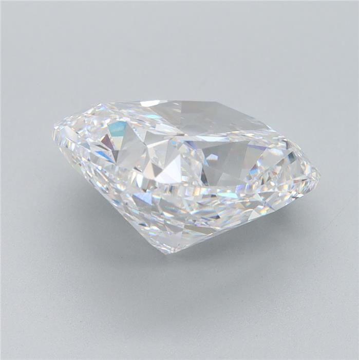 4.5 Carat Cushion Lab Diamond with  Cut Diamond in 14KT  view 1
