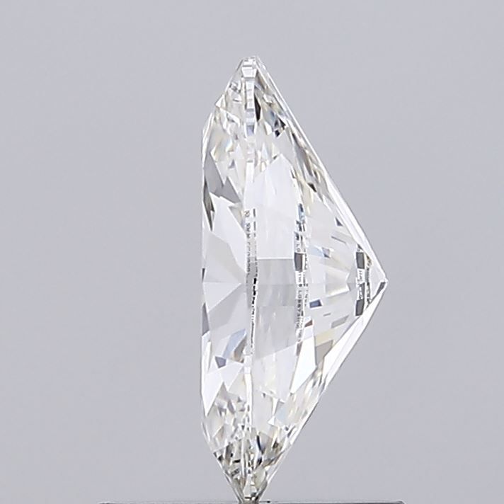 1.01 Carat Oval Lab Diamond with  Cut Diamond in 14KT  view 1
