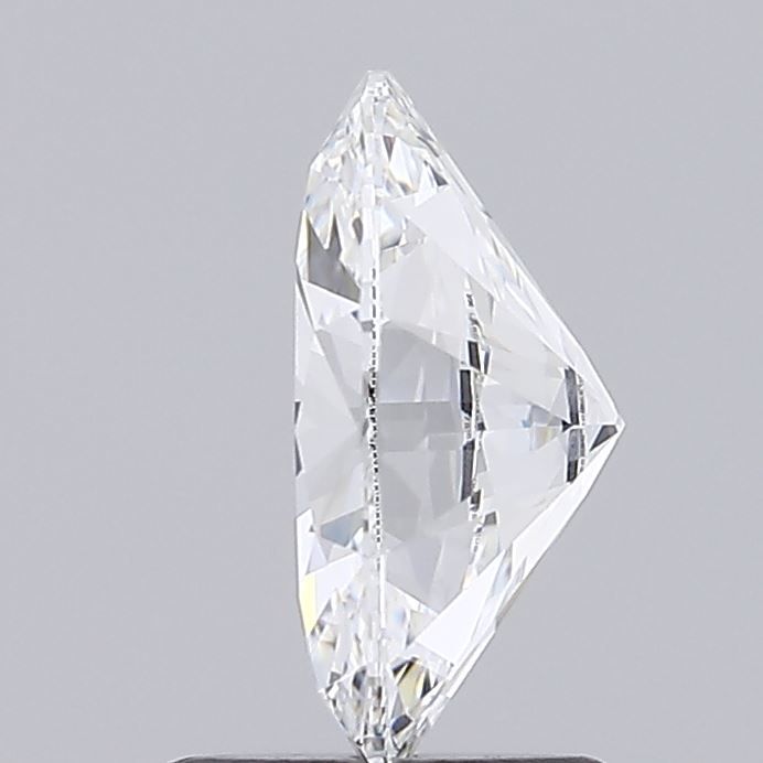 1.58 Carat Oval Lab Diamond with  Cut Diamond in 14KT  view 1
